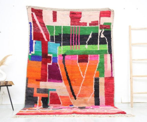 Taferujt Moroccan Rug 5'3" x 8'6" Taferujt Moroccan Rug 5'3" x 8'6"