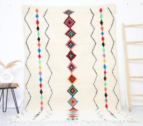 Guraya Moroccan Rug 5'4" x 8'8" Guraya Moroccan Rug 5'4" x 8'8"