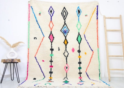 Badis Moroccan Rug 5'5" x 8'2" Badis Moroccan Rug 5'5" x 8'2"