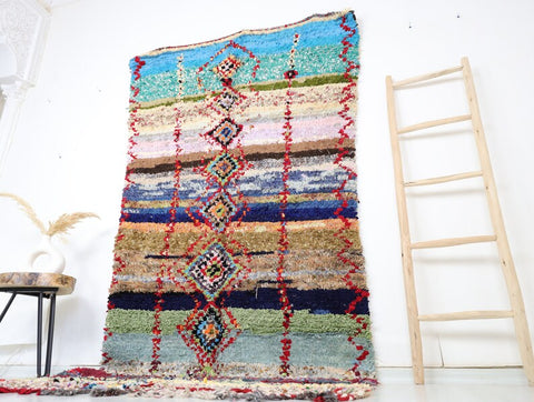 Tanagrit Moroccan Rug 4'7" x 9'2" Tanagrit Moroccan Rug 4'7" x 9'2"
