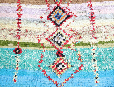 Tanagrit Moroccan Rug 4'7" x 9'2" Tanagrit Moroccan Rug 4'7" x 9'2"