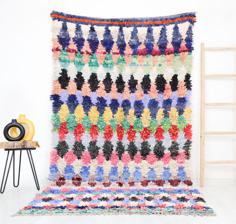 Jelila Moroccan Rug 4'7" x 9'3" Jelila Moroccan Rug 4'7" x 9'3"
