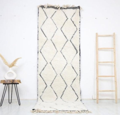 Aminato Beni Ourain Rug 3'0" x 9'9" Aminato Beni Ourain Rug 3'0" x 9'9"