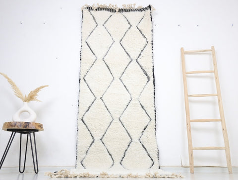 Aminato Beni Ourain Rug 3'0" x 9'9" Aminato Beni Ourain Rug 3'0" x 9'9"
