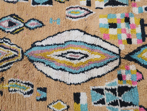 Azenzar  Moroccan Rug 6'6" x 10'4"