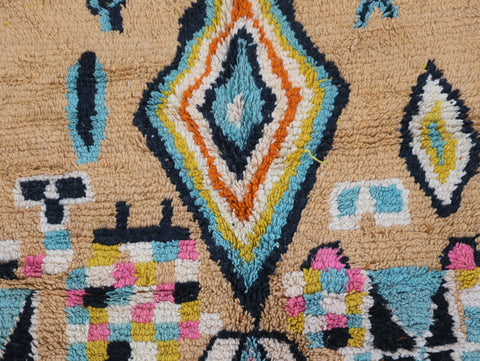 Azenzar  Moroccan Rug 6'6" x 10'4"