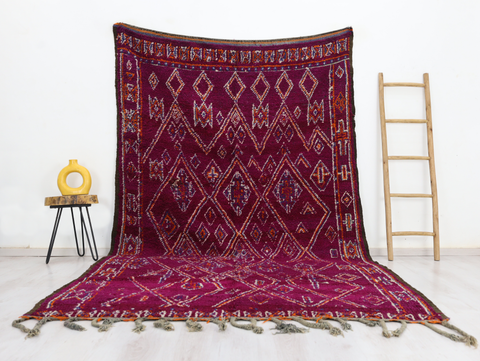 Ighodan Vintage Moroccan Rug 6'6" x 11'0"