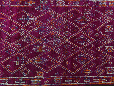 Ighodan Vintage Moroccan Rug 6'6" x 11'0"