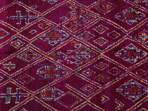 Ighodan Vintage Moroccan Rug 6'6" x 11'0"