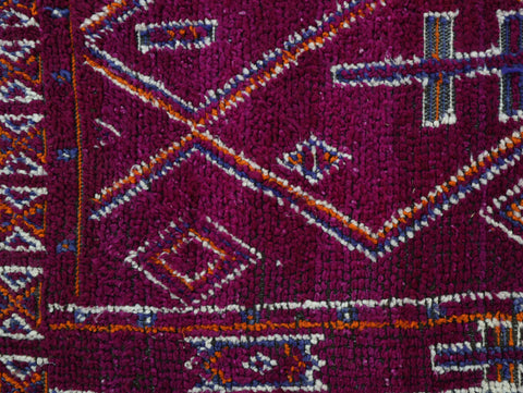 Ighodan Vintage Moroccan Rug 6'6" x 11'0"