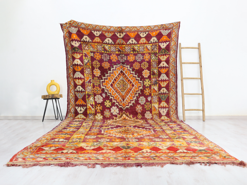 Bocchus Vintage Moroccan Rug 6'7" x 14'4"