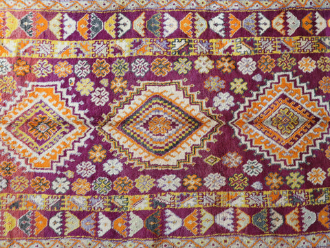 Bocchus Vintage Moroccan Rug 6'7" x 14'4"