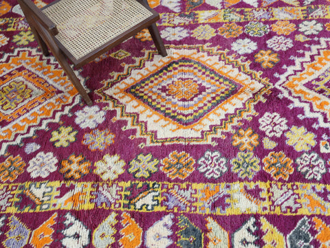 Bocchus Vintage Moroccan Rug 6'7" x 14'4"