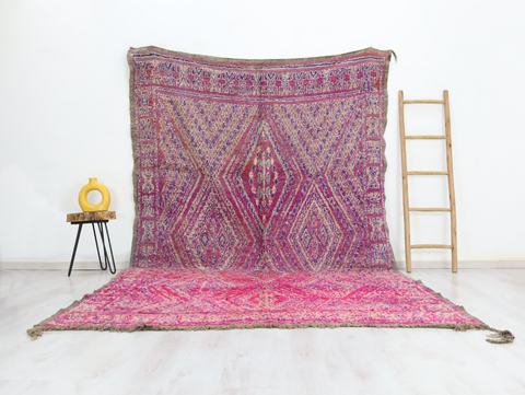 Lemsal Vintage Moroccan Rug 7'2" x 11'7"