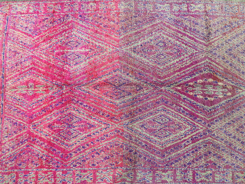 Lemsal Vintage Moroccan Rug 7'2" x 11'7"