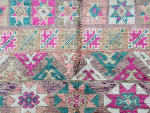 Tazrart Vintage Moroccan Rug 6'4" x9'2"