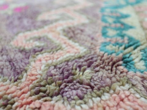 Tazrart Vintage Moroccan Rug 6'4" x9'2"