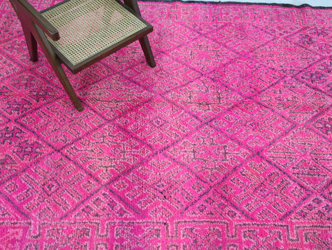 Taneflit Vintage Moroccan Rug 6'1" x 10'2"
