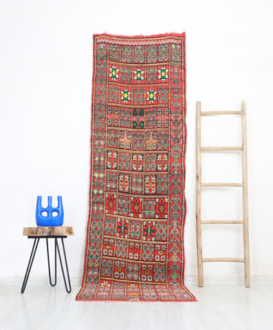 Chama Vintage Moroccan Rug  2'6" x 8'7"