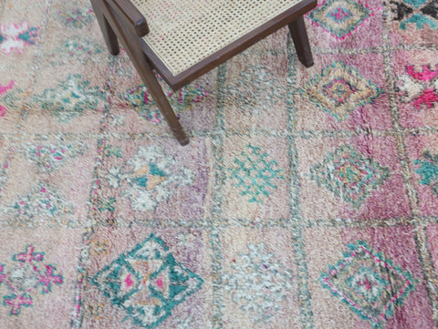 Tifezza Vintage Moroccan Rug 6'3" x9'7"