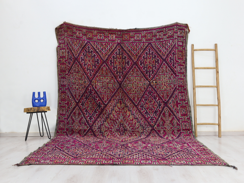 Antalas Vintage Moroccan Rug 6'9" x 10'6"