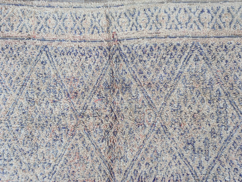 Timsirin  Vintage Moroccan Rug 6'8" x10'0"