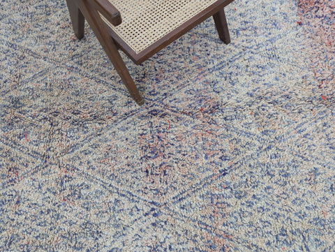 Timsirin  Vintage Moroccan Rug 6'8" x10'0"