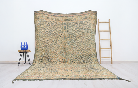 Tifrit  Vintage Moroccan Rug 7'9" x10'9"