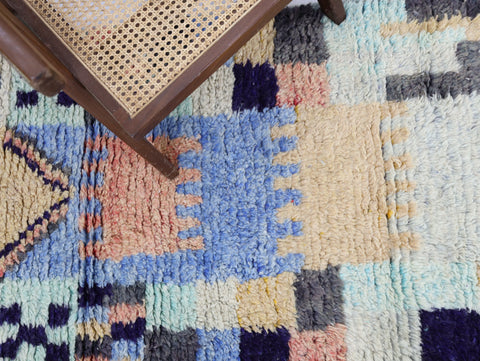 Tazrart Moroccan Rug 2'7" x 9'5"