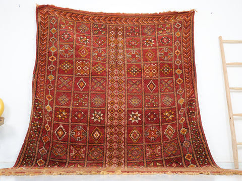 Tarikat Vintage Moroccan Rug 6'2" x 8'9"