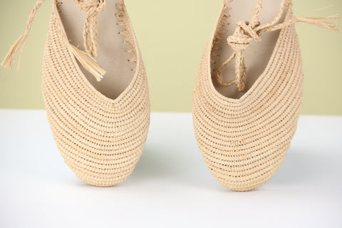 Womens Raffia Sandals