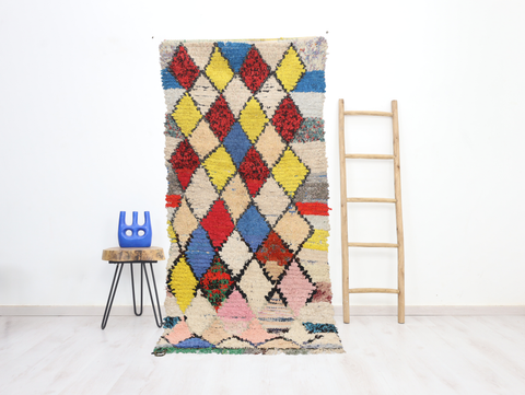 Tighremt  Moroccan Rug 2'7" x 5'9"