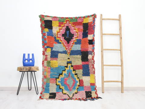 Tasekkurt  Moroccan Rug 3'6" x 4'9"