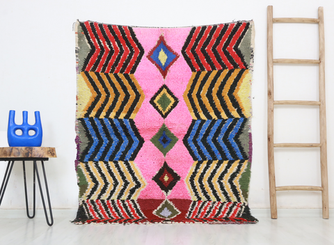 Bahhu  Moroccan Rug 4'0" x 4'8"