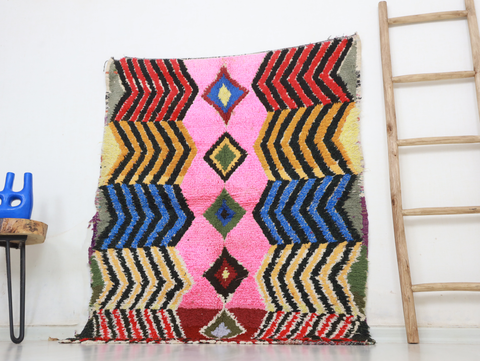 Bahhu  Moroccan Rug 4'0" x 4'8"