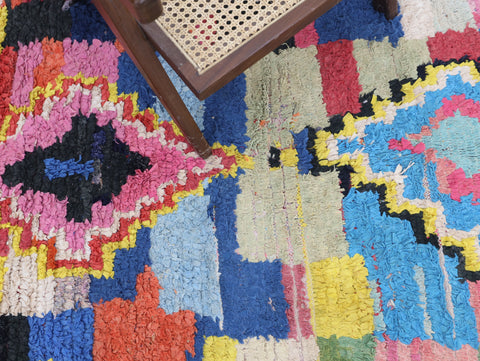 Tasekkurt  Moroccan Rug 3'6" x 4'9"