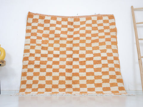 Tiziri  Moroccan Checkered Rug 5'0" x 5'0"