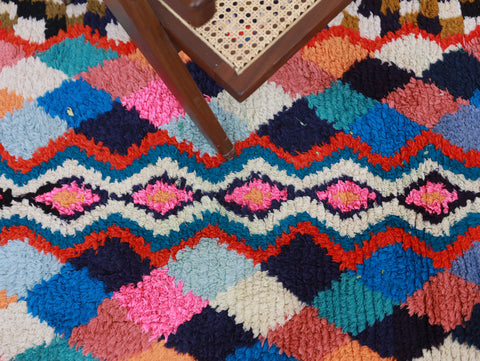 Ahaszi  Moroccan Rug 3'3" x 8'9"