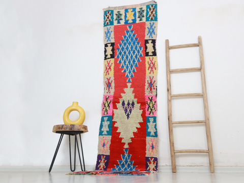 Aucheni  Moroccan Rug 2'3" x 8'9"