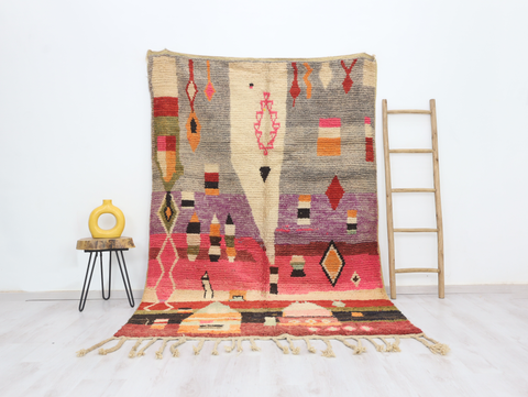 Asefra Moroccan Rug 5'6" x 9'2"