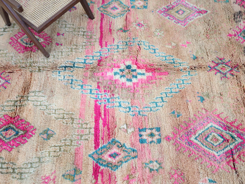 Ghanim Vintage Moroccan Rug 6'7" x 10'7"