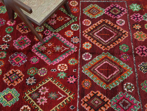 Mawlo Vintage Moroccan Rug 5'7" x 7'9"