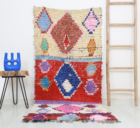 Tazart  Moroccan Rug 3'1" x 6'7"