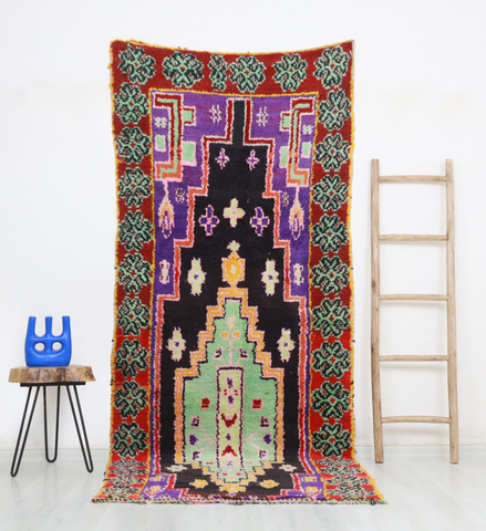 Taznukt Moroccan Rug 3'8" x 9'3"