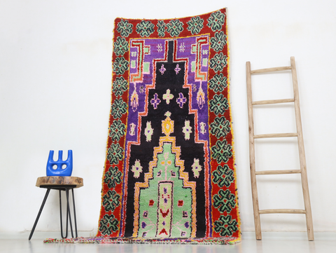 Taznukt Moroccan Rug 3'8" x 9'3"