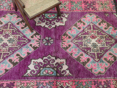 Tafawt Vintage Moroccan Rug 6'4" x 12'5"