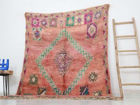 Anir Vintage Moroccan Rug  5'8" x8'8"