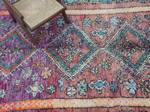 Tazzerut Vintage Moroccan Rug 7'2" x 13'3"