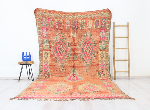 Tamayyurt Vintage Moroccan Rug 6'3" x 11'2"