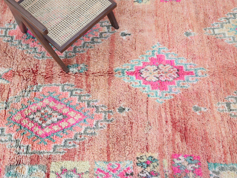 Tamayyurt Vintage Moroccan Rug 6'3" x 11'2"